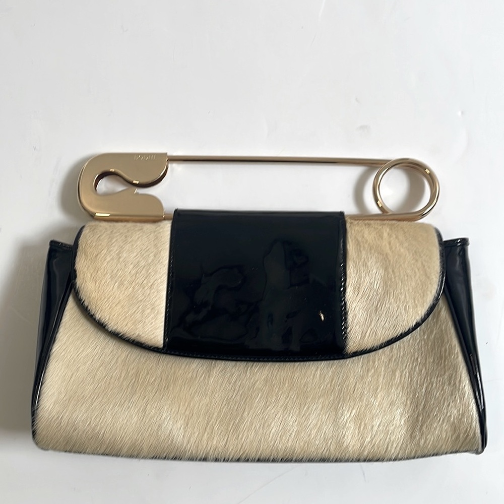 Bodhi safety pin clutch bag